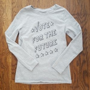 Girls Vote for the Future Tee Shirt M 7 8
